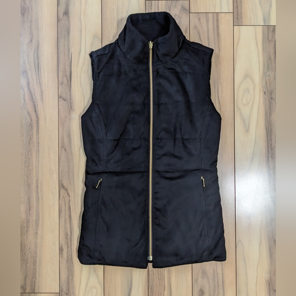 NWOT! Lilly Pulitzer Skyden Reversible Vest In Black Size XXS $258